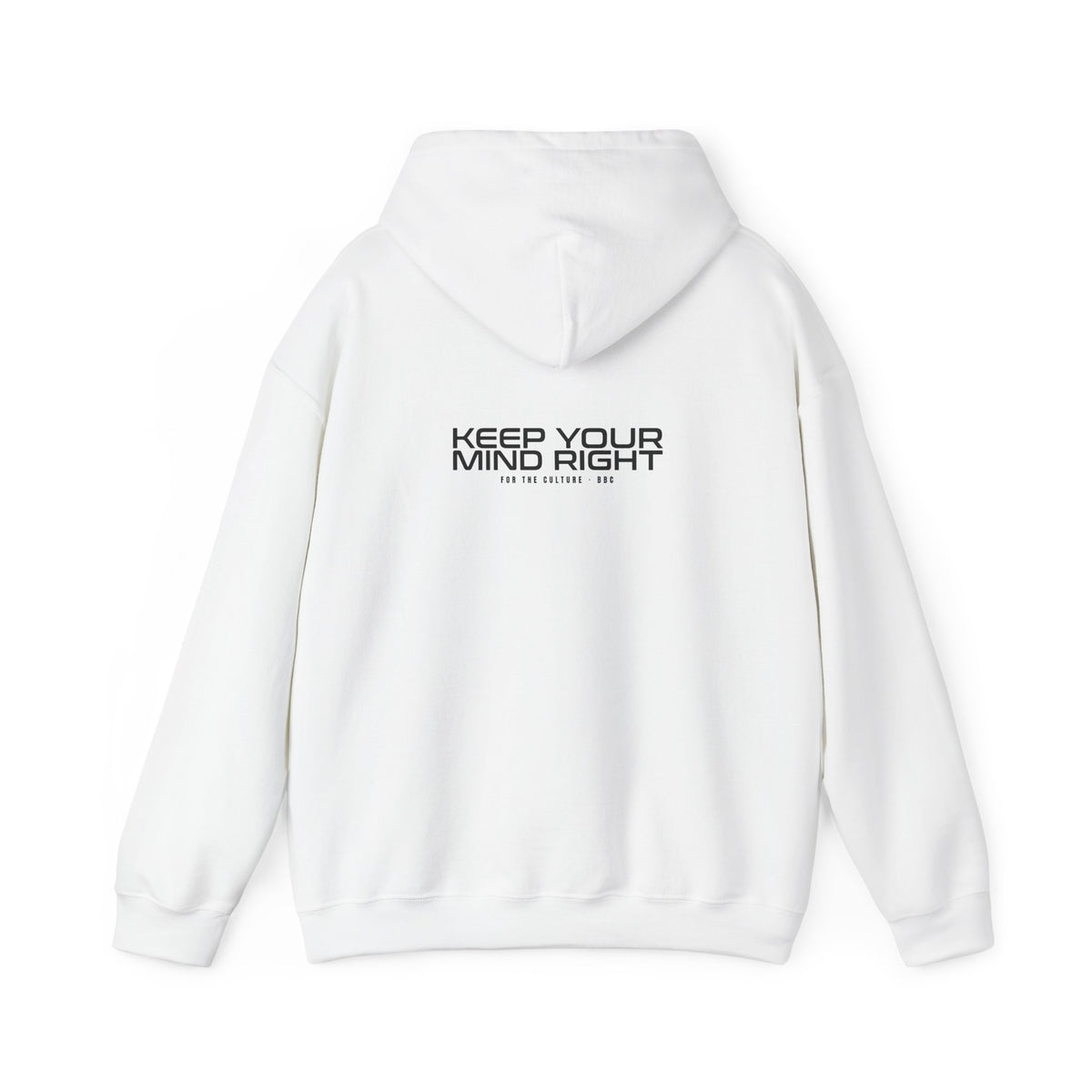 BBC Orbitron Split-Block Hoodie – White