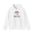 Basketball Palm Tree Hoodie — BCG Retro Logo Sports Pullover