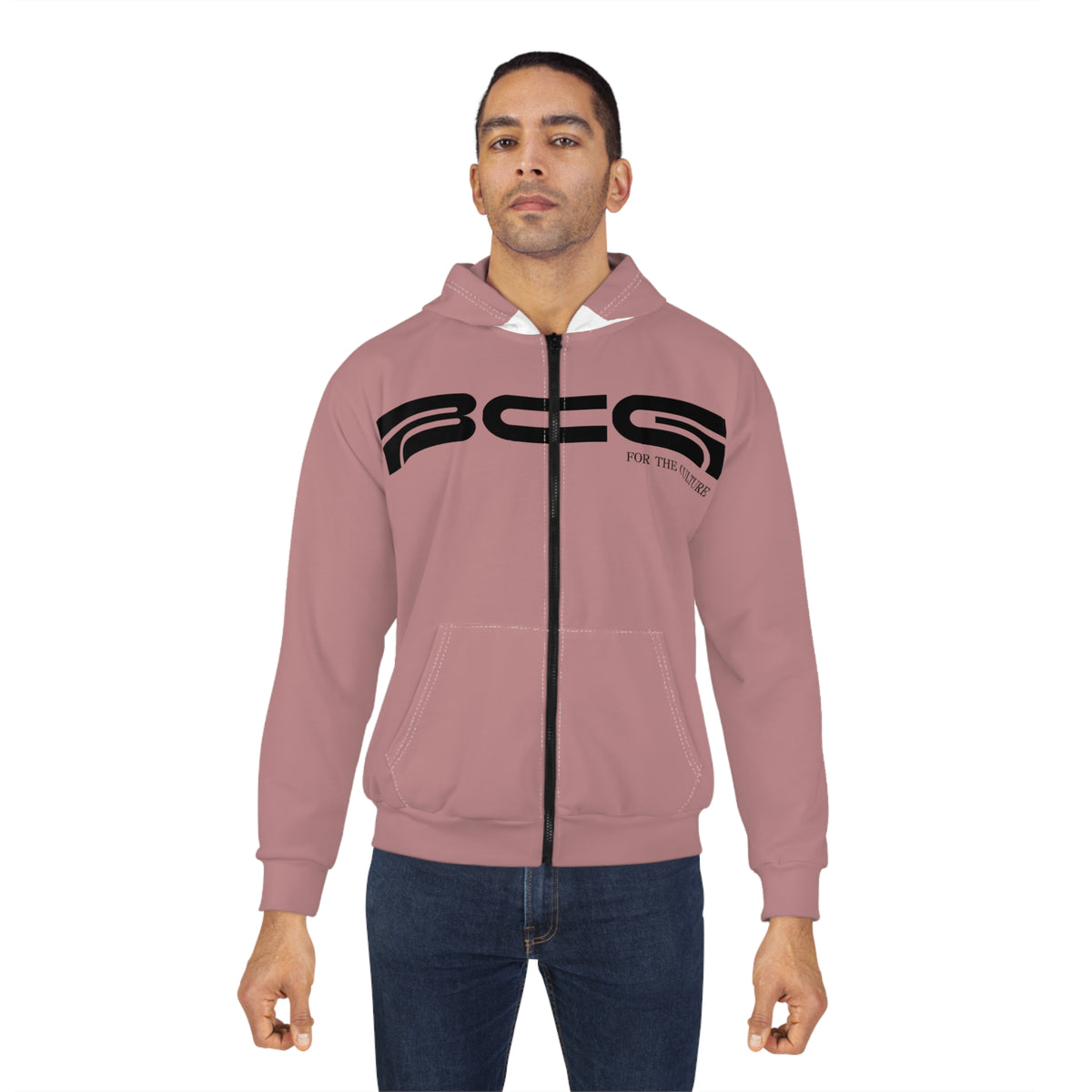 ML Zip Hoodie – Pink