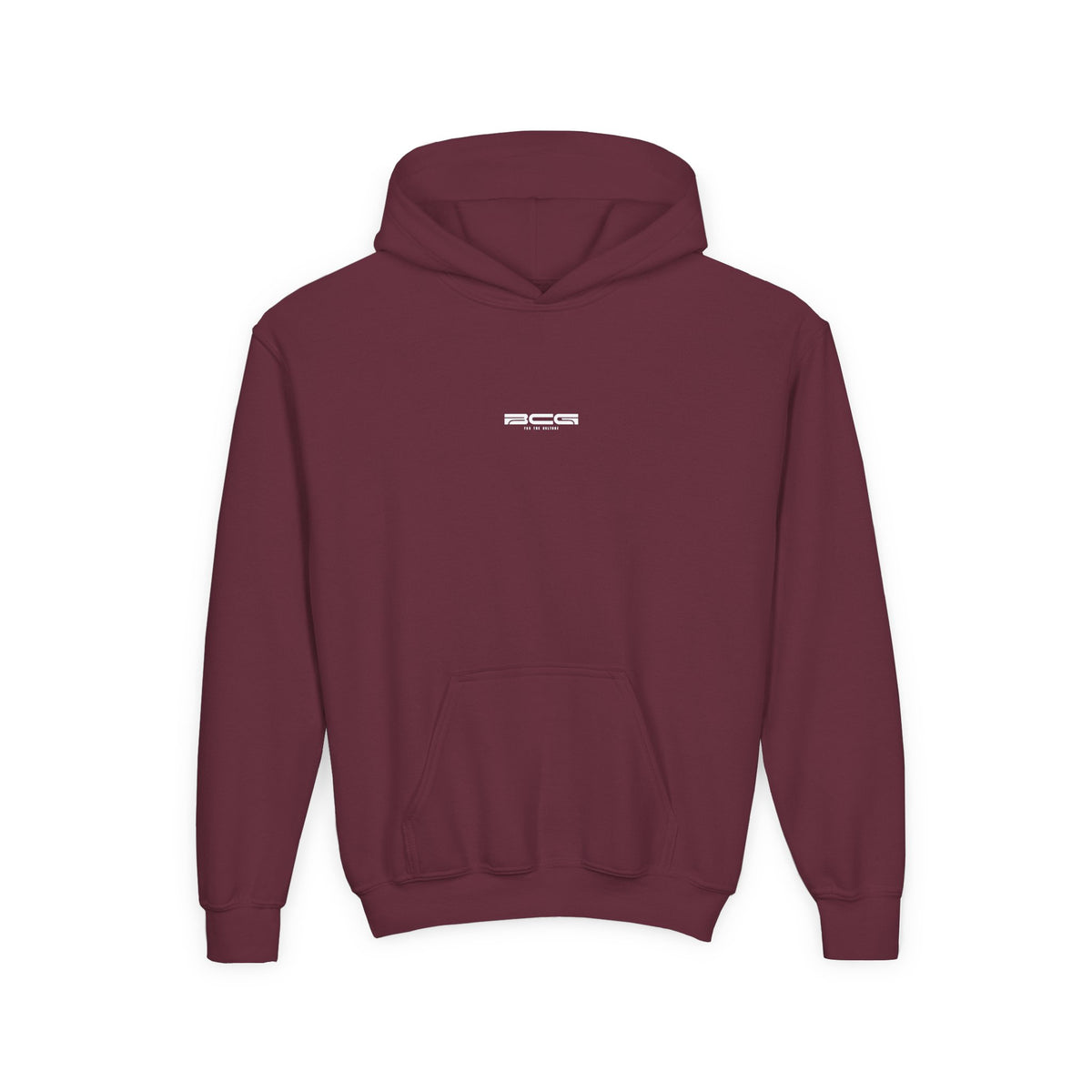 ML Hoodie – Mindset Is Everything Back (Maroon) – Youth