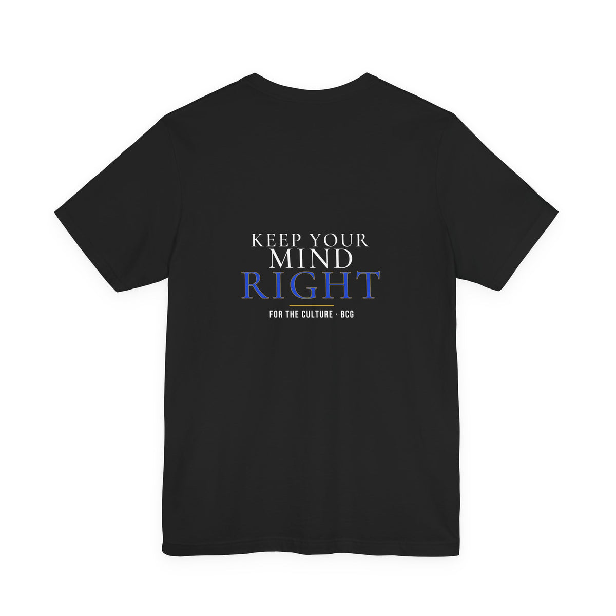 Keep Your Mind Right Tee – The Cormorant Stack (Black)