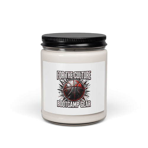 Basketball Graphic Soy Candle — 9oz Scented Jar (Join the Game)