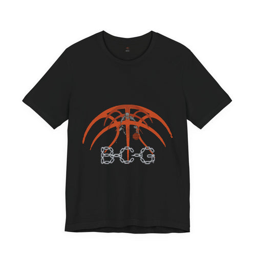 Basketball Chain Logo Tee — 'STG' Graphic Sports T-Shirt