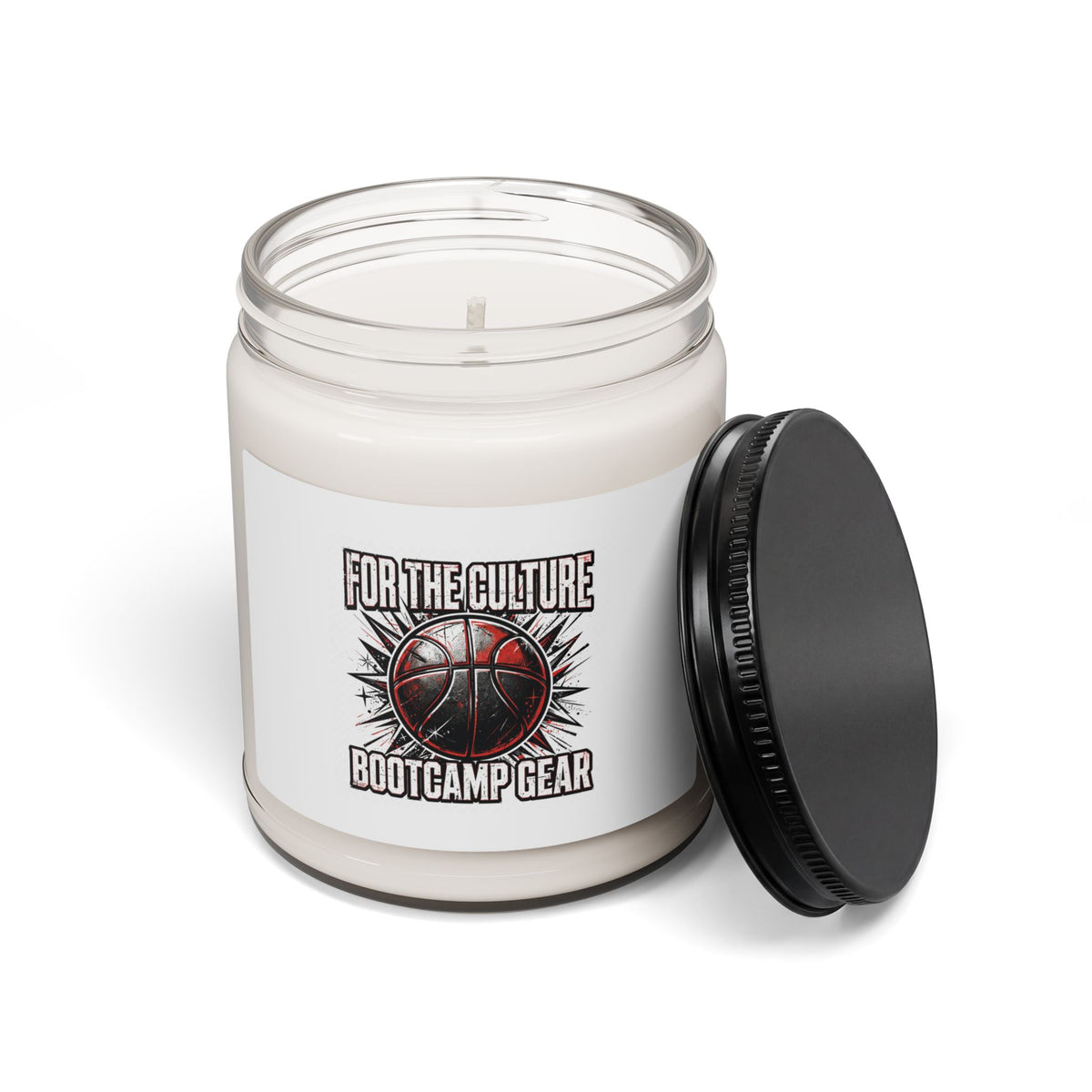 Basketball Graphic Soy Candle — 9oz Scented Jar (Join the Game)