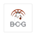 Basketball Skull Sticker — BCG Chain Logo Kiss-Cut Decal