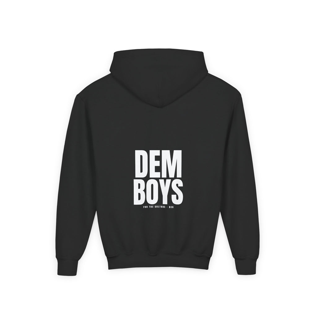 DEM BOYS Hoodie – BCG Left Chest (Black) – Youth