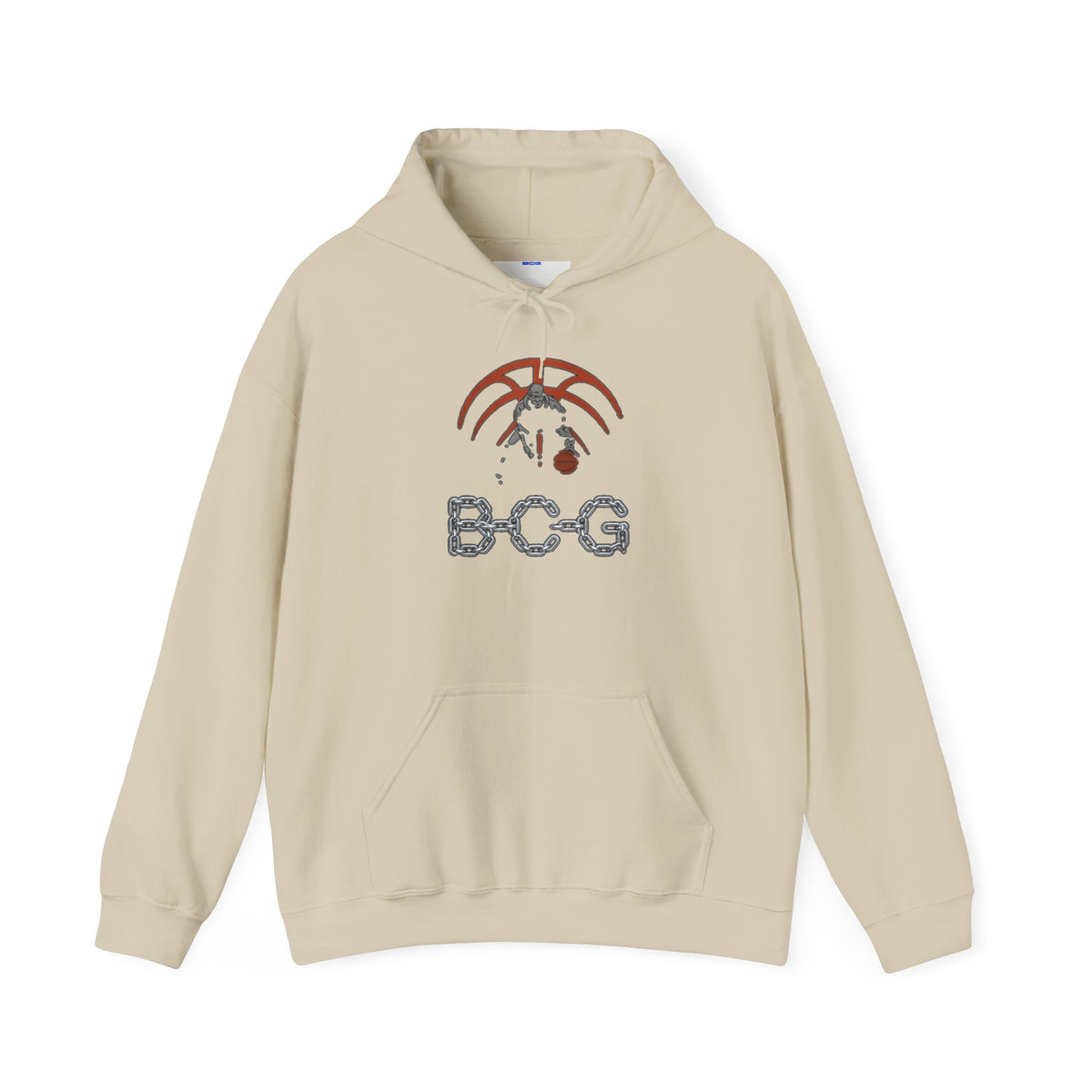 Palm Tree & Chain Logo Hoodie — BCG Graphic Pullover