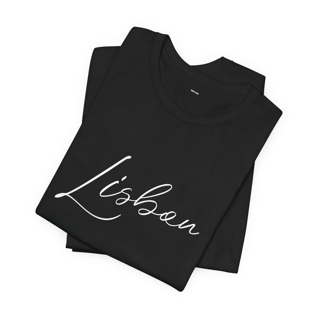 NCG Tee – Lisbon Script (Black)