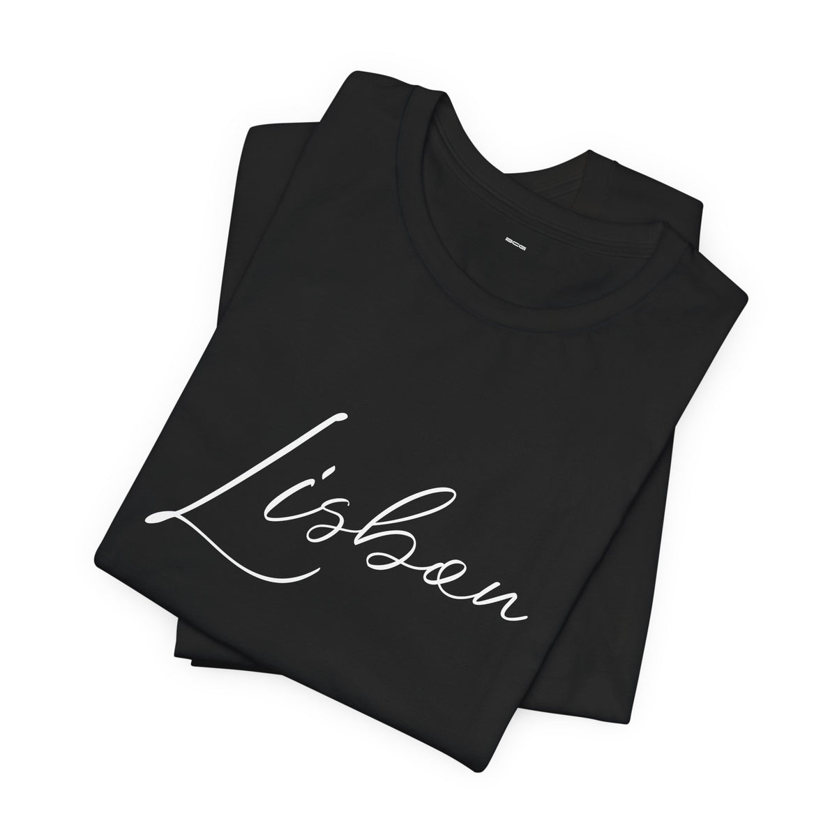NCG Tee – Lisbon Script (Black)