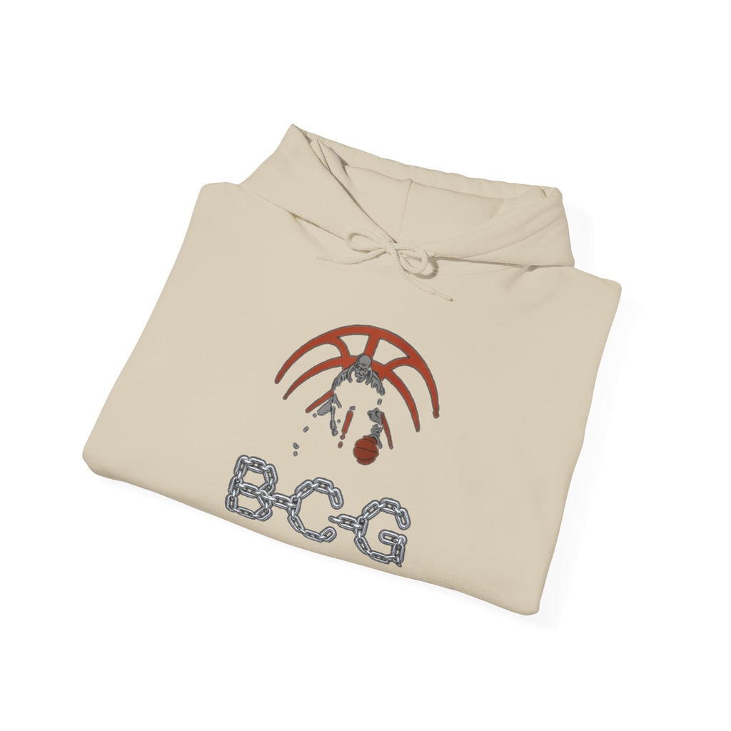 Palm Tree & Chain Logo Hoodie — BCG Graphic Pullover