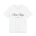Euro Flav Tee – Dem Boys Script (White)