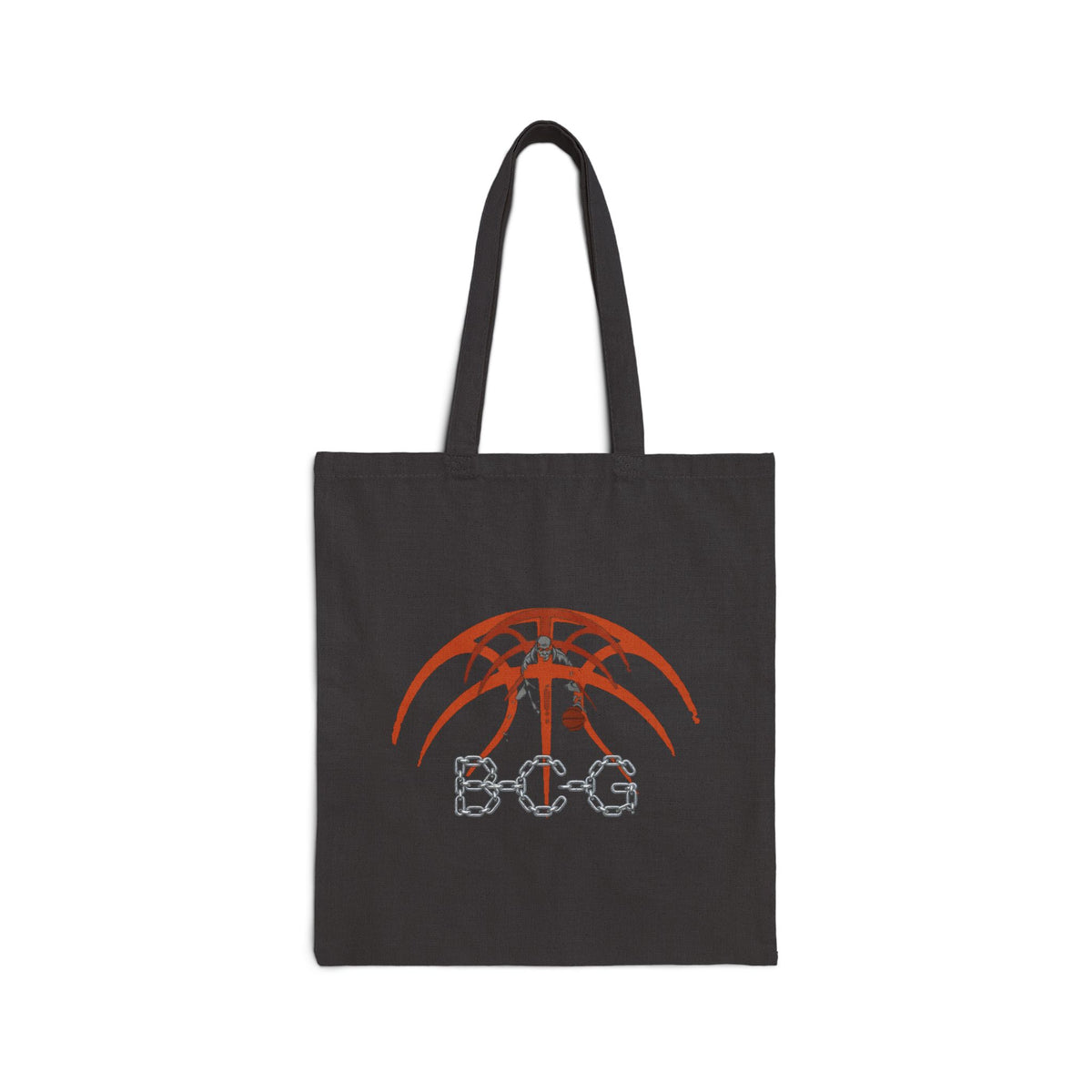 Basketball Umbrella Graphic Tote Bag — BCG Logo Cotton Canvas Tote