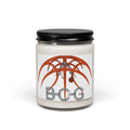 B.C.G. Palm Cross Soy Candle — 9oz Scented Jar (Decorative Gothic Palm Design)