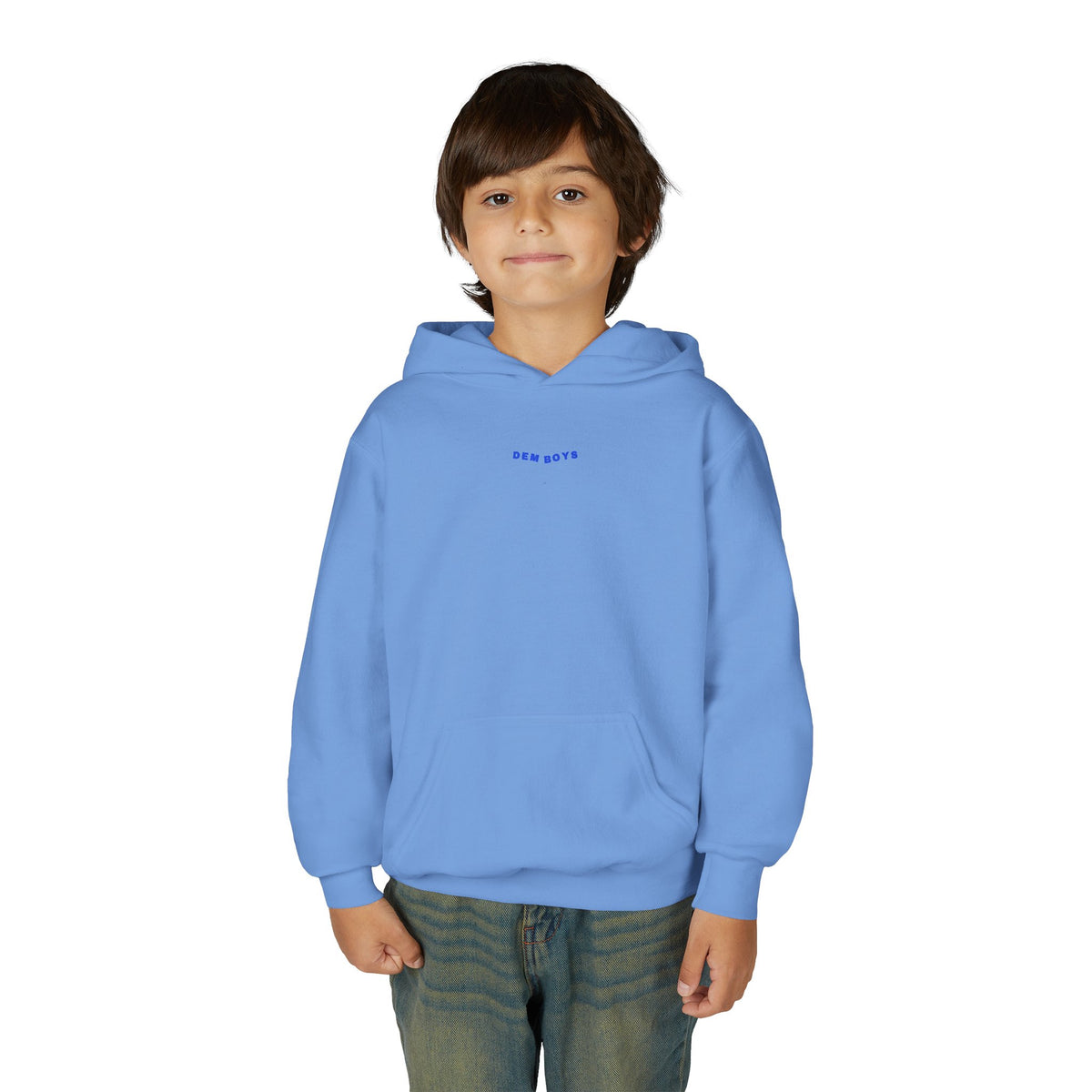 ML Hoodie – Dem Boys Neckline (Carolina Blue) – Youth