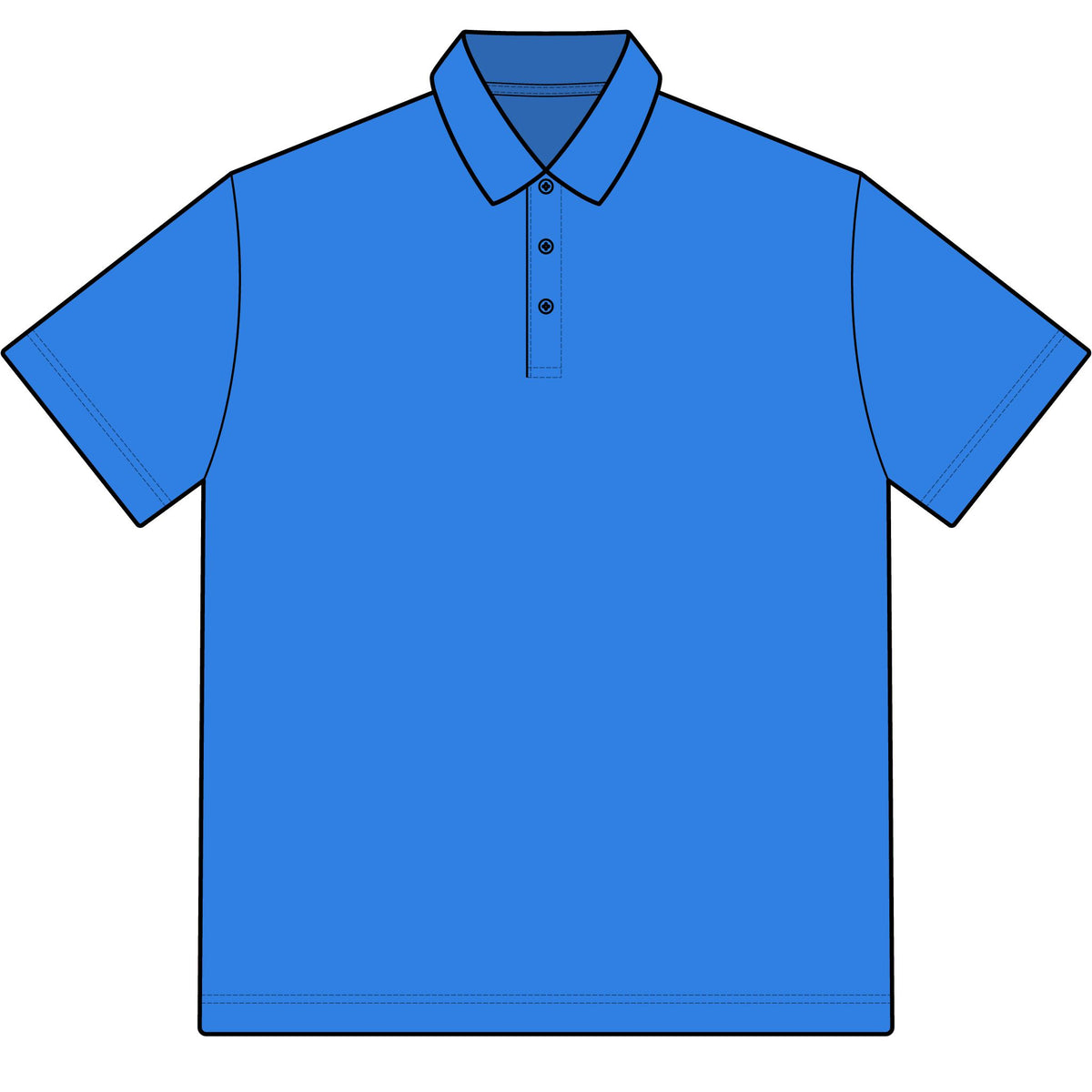 BCG French Blue Luxury Polo