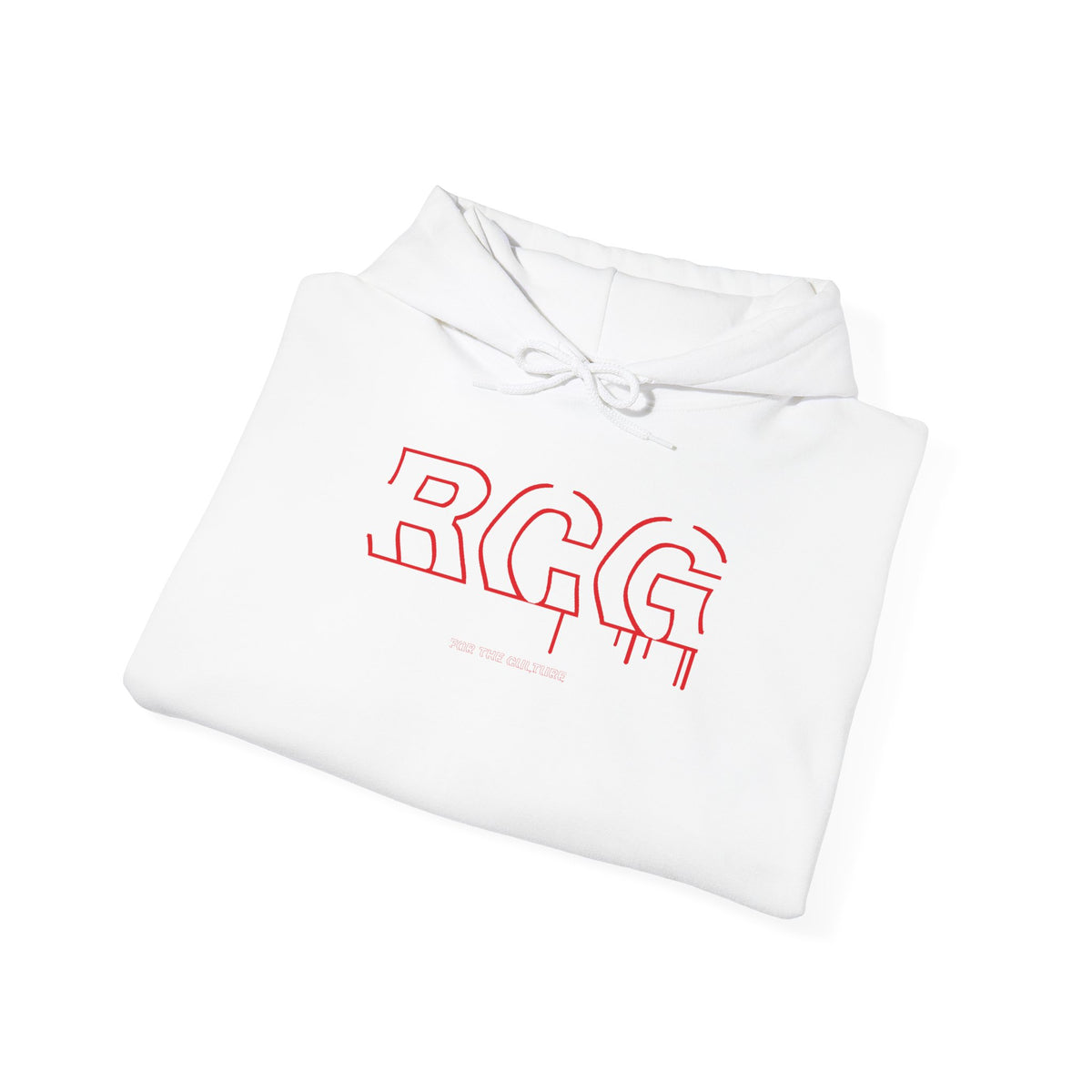 White Basketball Logo Hoodie