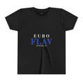 Euro Flav Tee – The Euro Serif – Black – Youth