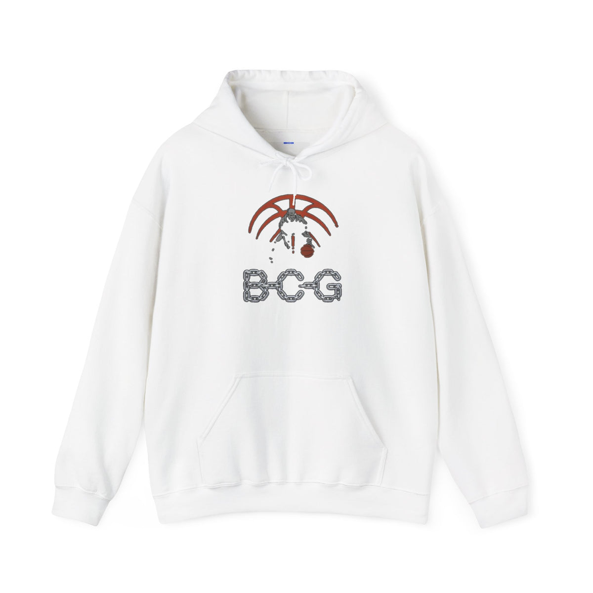 Palm Tree & Chain Logo Hoodie — BCG Graphic Pullover