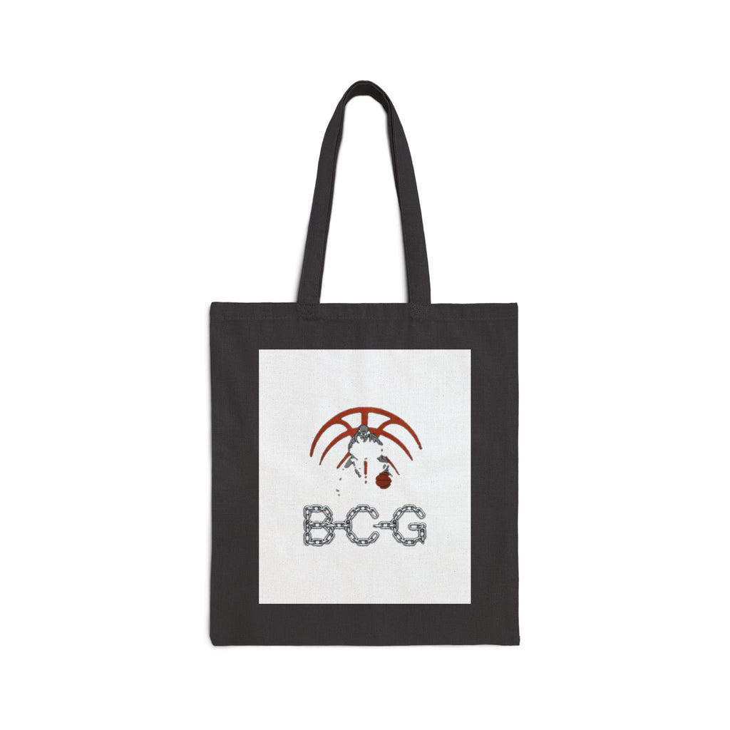 Basketball Umbrella Graphic Tote Bag — BCG Logo Cotton Canvas Tote