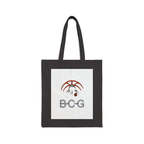 Basketball Umbrella Graphic Tote Bag — BCG Logo Cotton Canvas Tote