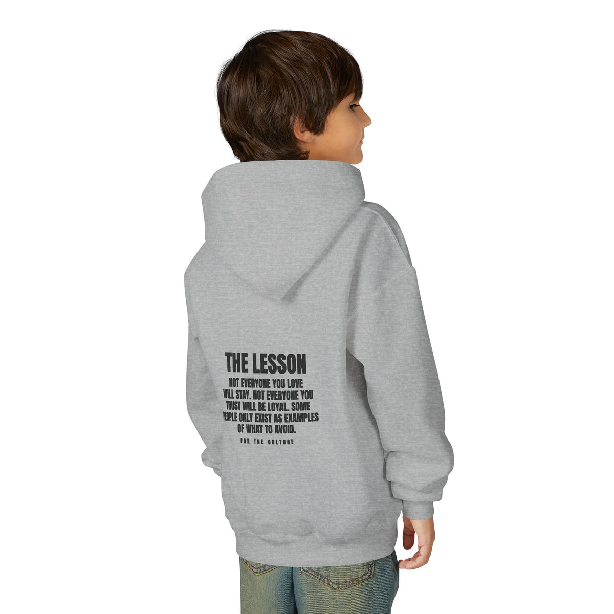 ML Hoodie – The Lesson Back (Sport Grey) – Youth