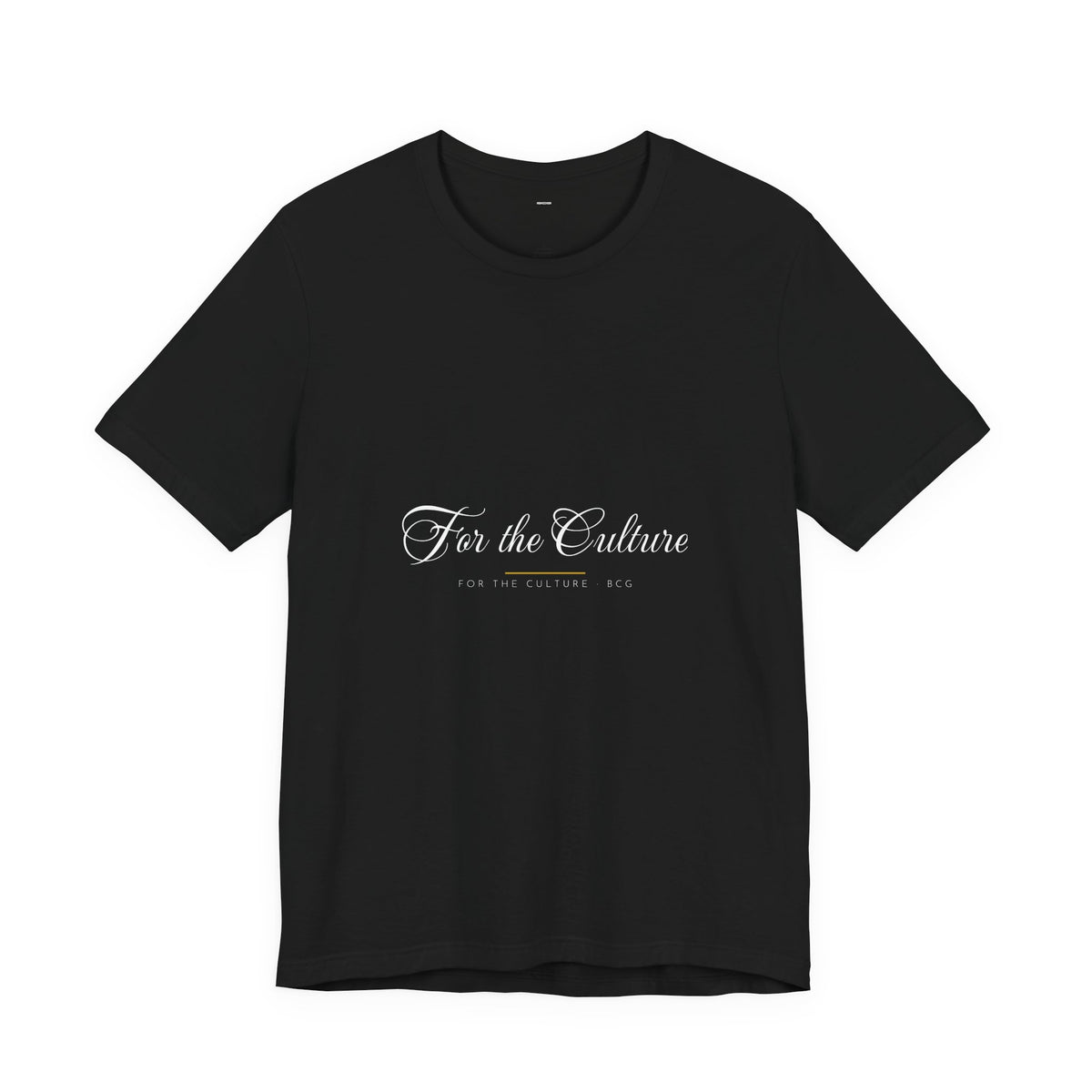 For The Culture Tee – The Script Seal (Black)