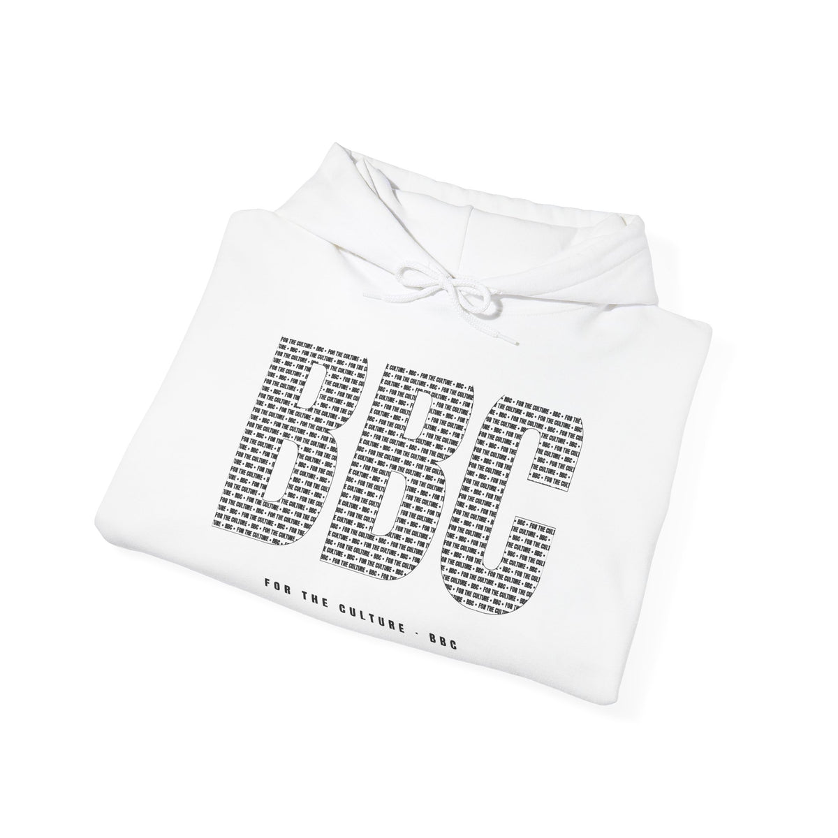 BBC Microtext Hoodie – White