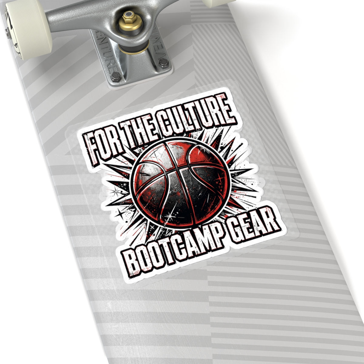 For The Culture Basketball Sticker — Bootcamp Gear Kiss-Cut Sticker