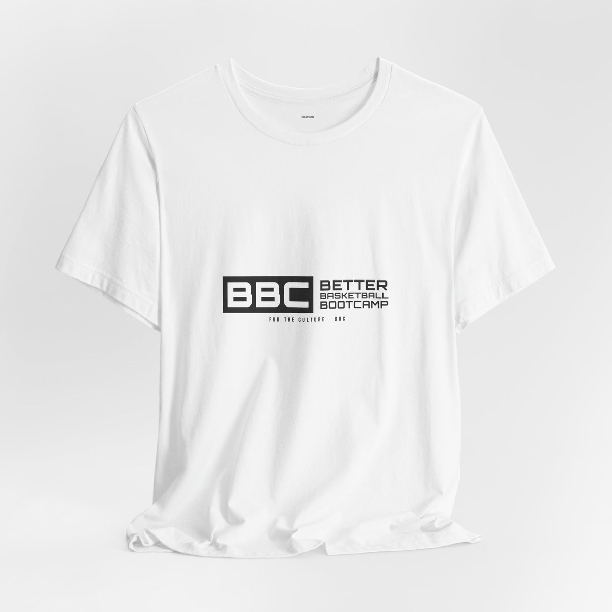 BBC Orbitron Split-Block Tee – White