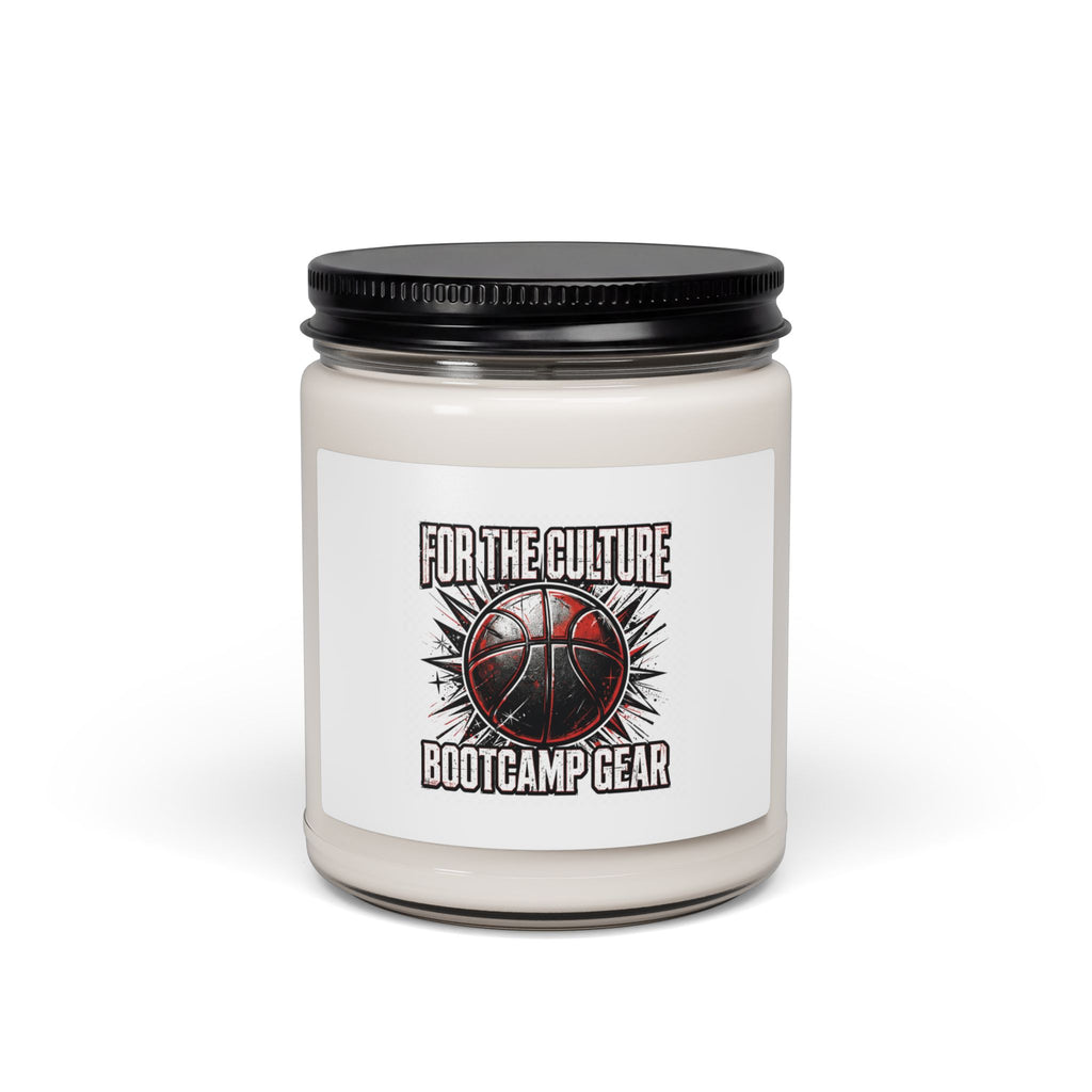 Basketball Graphic Soy Candle — 9oz Scented Jar (Join the Game)
