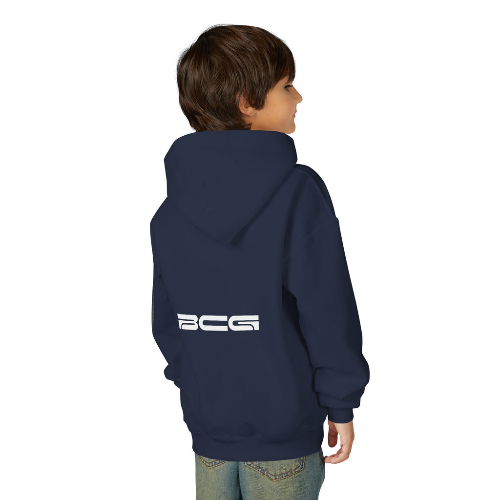 ML Hoodie – Bootcamp Gear Sleeve Stack (Navy) – Youth