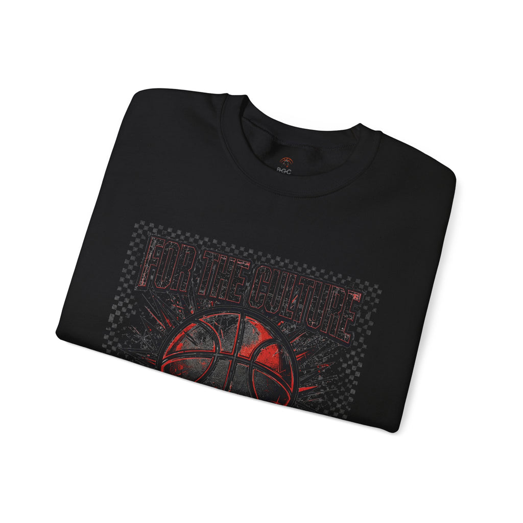 For The Culture Basketball Crewneck Sweatshirt - Bootcamp Gear Graphic Pullover