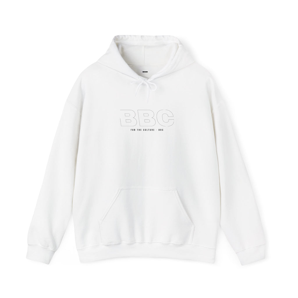 BBC Ghost Outline Hoodie – White