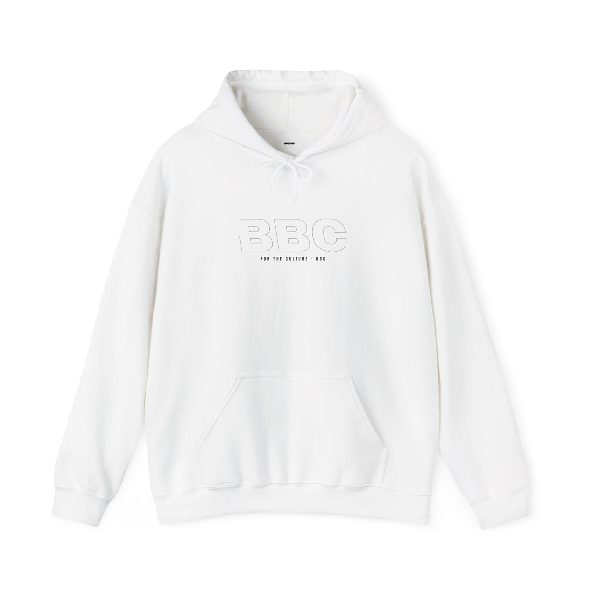 BBC Ghost Outline Hoodie – White