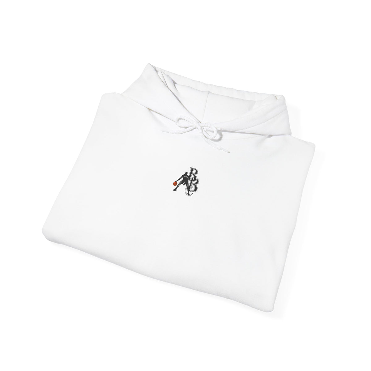 Basketballspieler-Logo-Kapuzenpullover – BBF-Silhouetten-Pullover