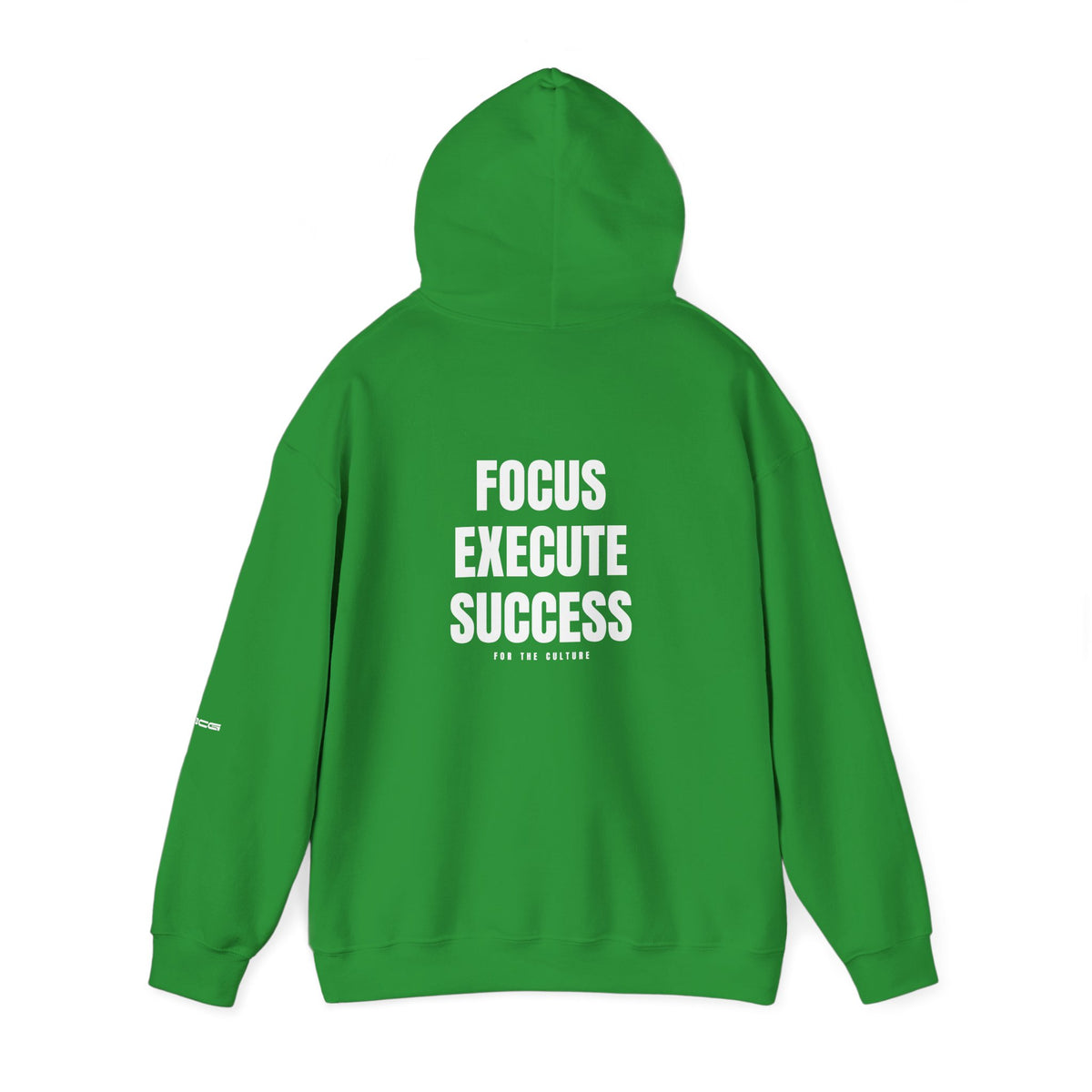 ML Hoodie – Focus Execute Success Back (Irish Green)