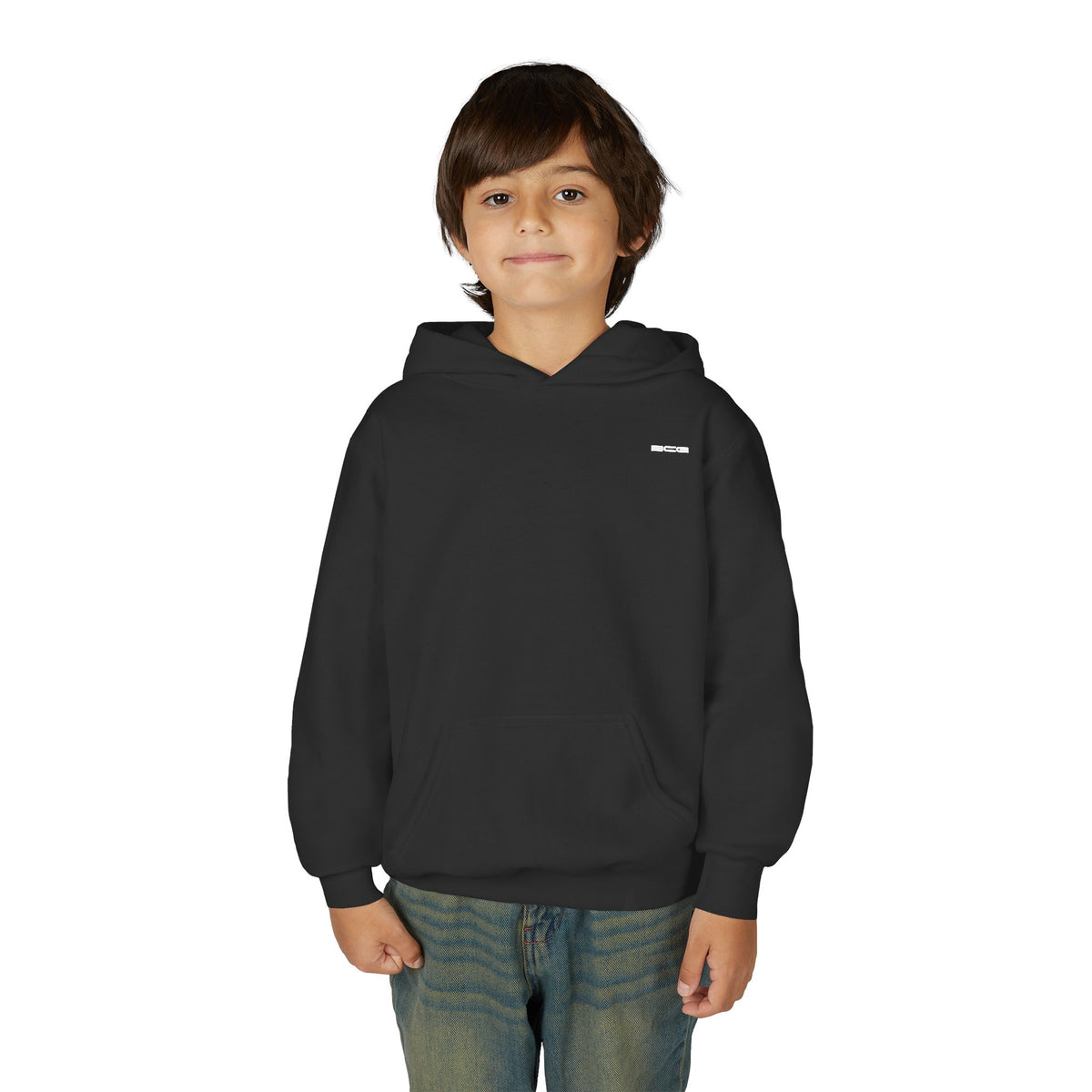 We The House Hoodie – Didone Stack (Black) – Youth