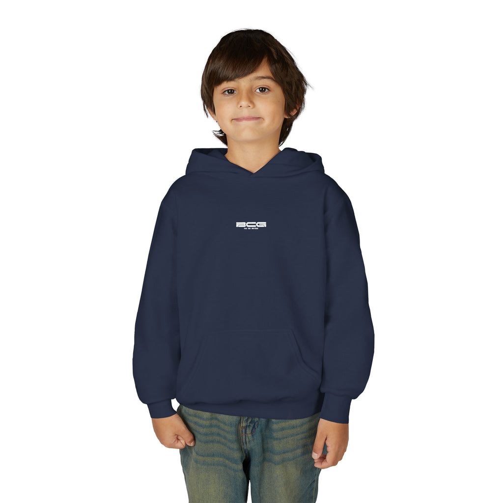 ML Hoodie – Bootcamp Gear Sleeve Stack (Navy) – Youth
