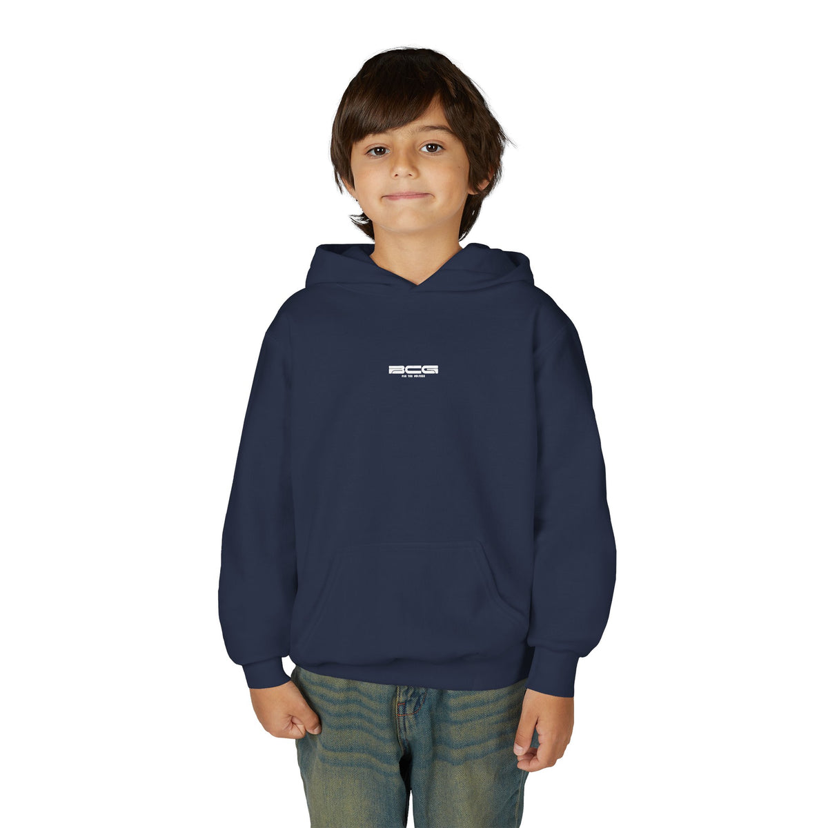 ML Hoodie – Bootcamp Gear Sleeve Stack (Navy) – Youth