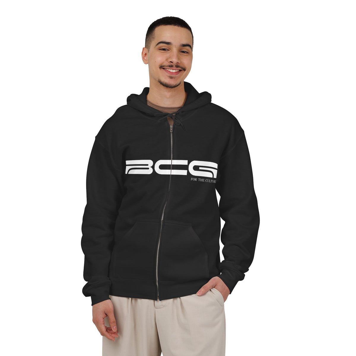 ML Zip Hoodie – Black