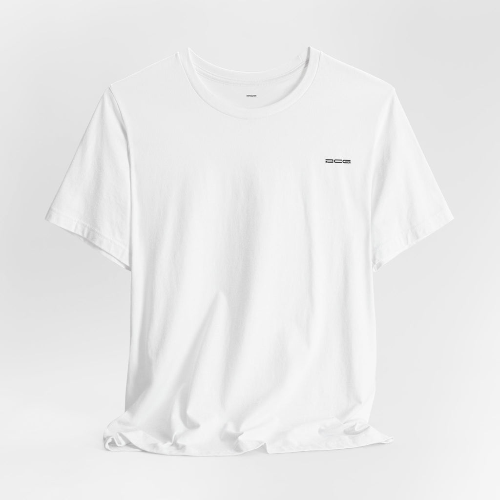 We The House Tee – Architectural Stack (White)