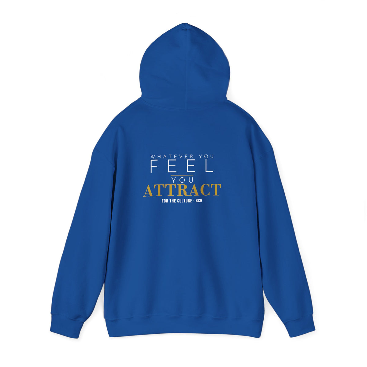 Quote Trilogy Hoodie – Attract (Royal)
