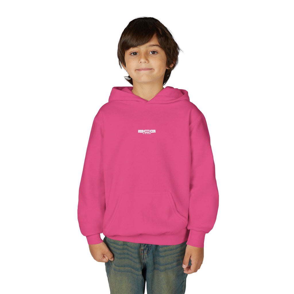 ML Hoodie – Whatever You Feel Back (Heliconia) – Youth