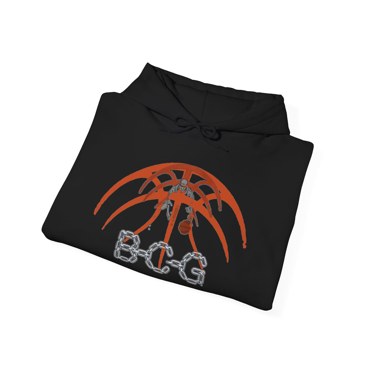 Palm Tree & Chain Logo Hoodie — BCG Graphic Pullover