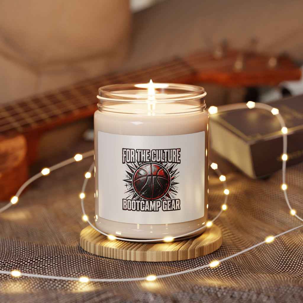 Basketball Graphic Soy Candle — 9oz Scented Jar (Join the Game)