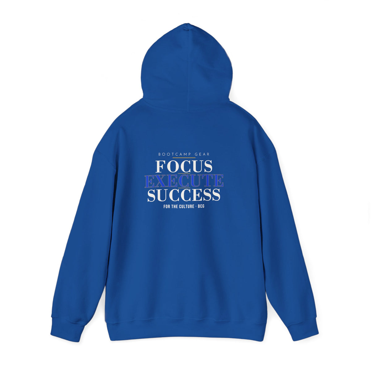 Focus Execute Success Hoodie – Focus · Execute · Success (Royal)
