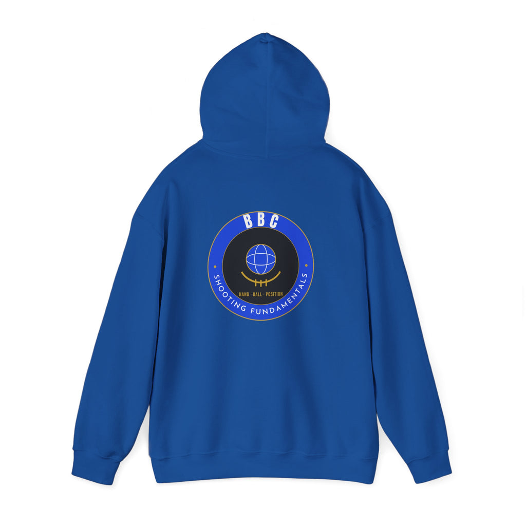 Hand & Ball Hoodie – The Badge (Royal)