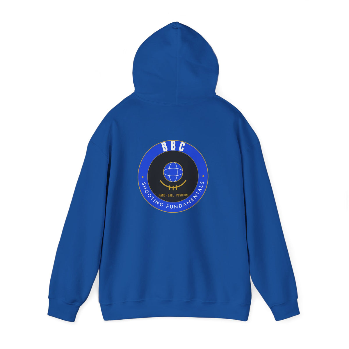 Hand & Ball Hoodie – The Badge (Royal)
