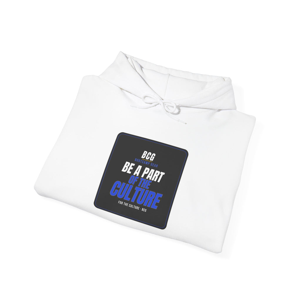 Be A Part Of The Culture Hoodie – The House Badge (White)