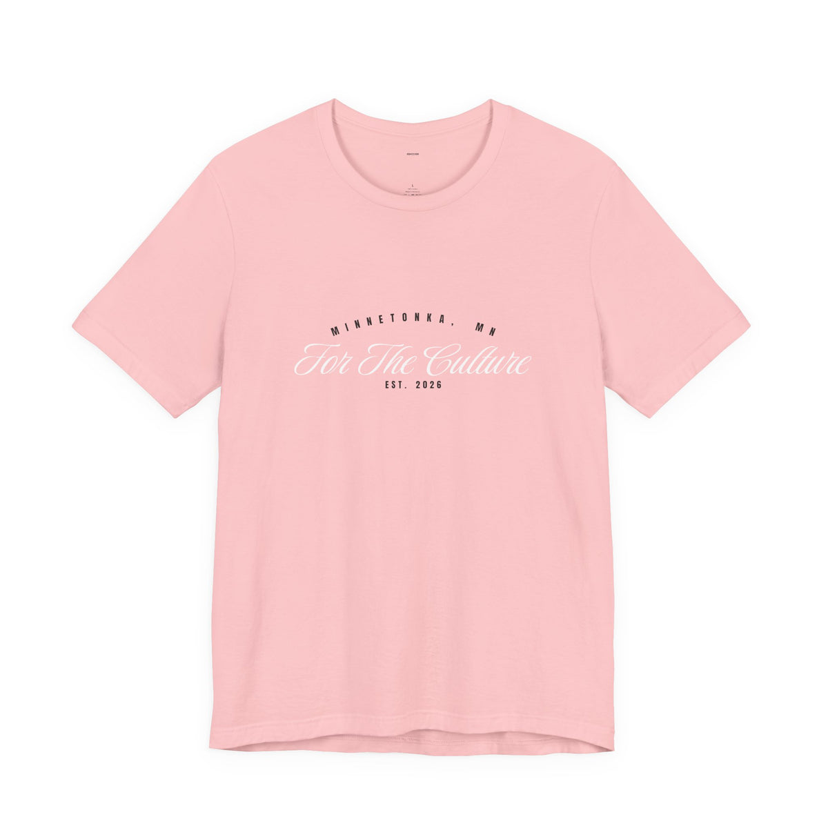 ML Tee – Script Arc (Pink)